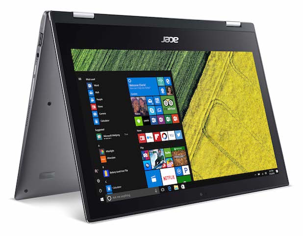 Acer lanseaza laptopul de gaming de buget Nitro 5 si convertibilul Spin 1 - Acer Spin 1