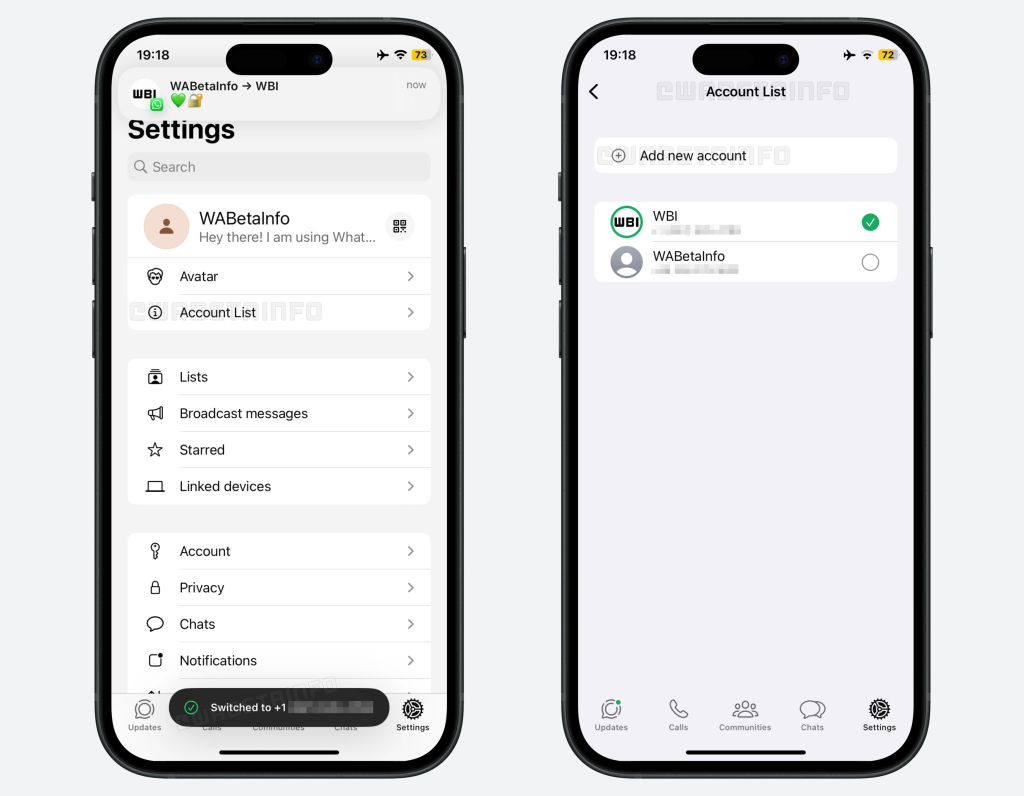 Cum vei putea adăuga alte conturi WhatsApp în aceeași aplicație