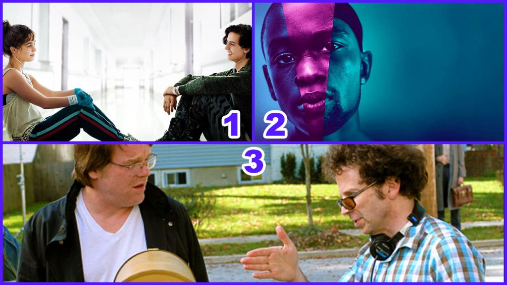 Opinii despre „Five Feet Apart”, „Moonlight” și „Synecdoche, New York” Opinii despre Five Feet Apart, Moonlight și Synecdoche, New York